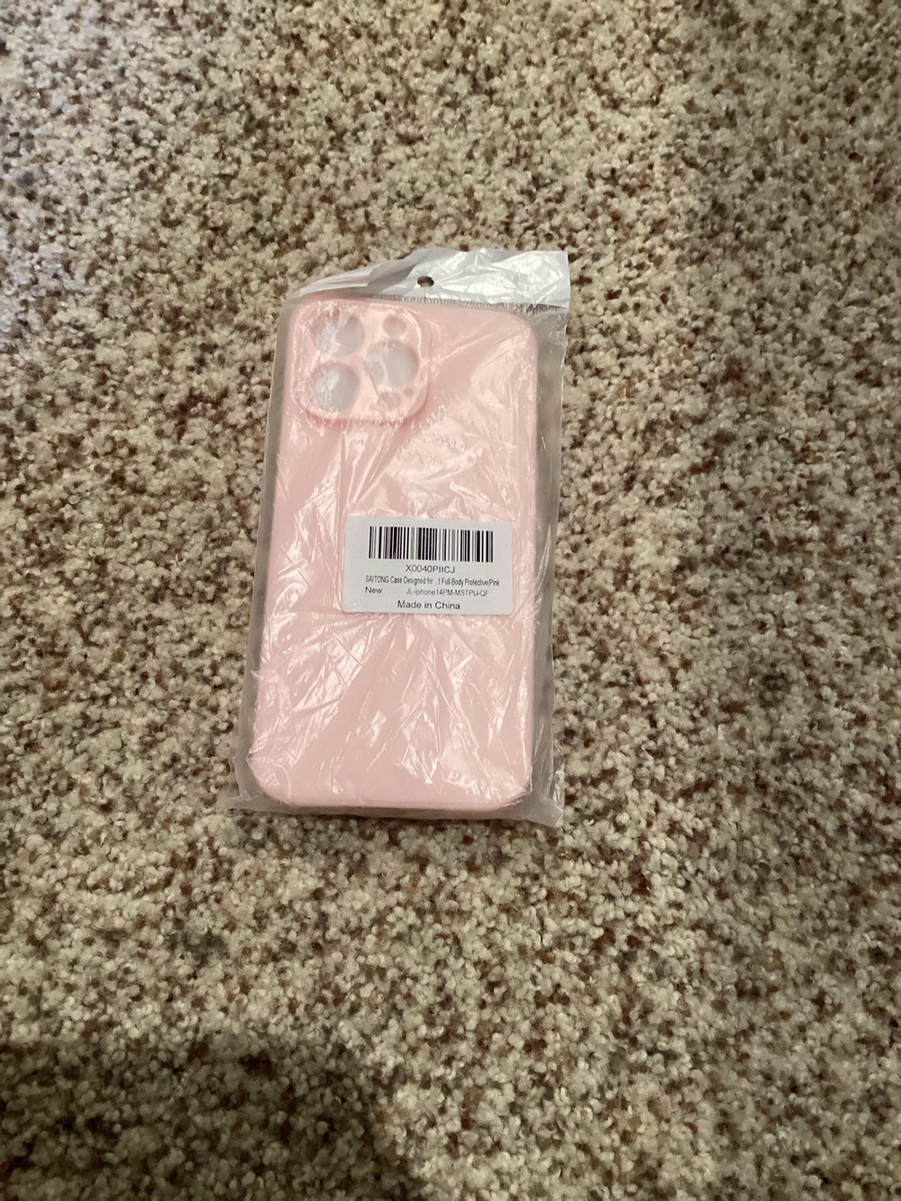 Pink Silicone Phone Case - Brand Unspecified